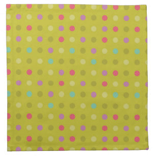 Polka-dot background pattern cloth napkin