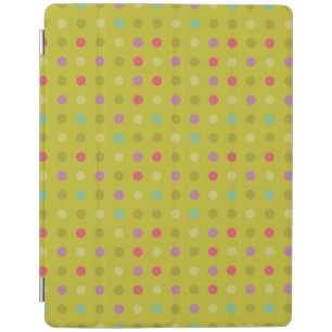 Polka-dot background pattern iPad smart cover