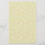 Polka-dot background pattern stationery