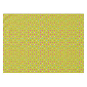 Polka-dot background pattern tablecloth