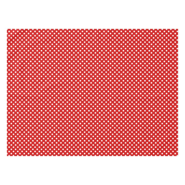 Polka dot background tablecloth (Front (Horizontal))