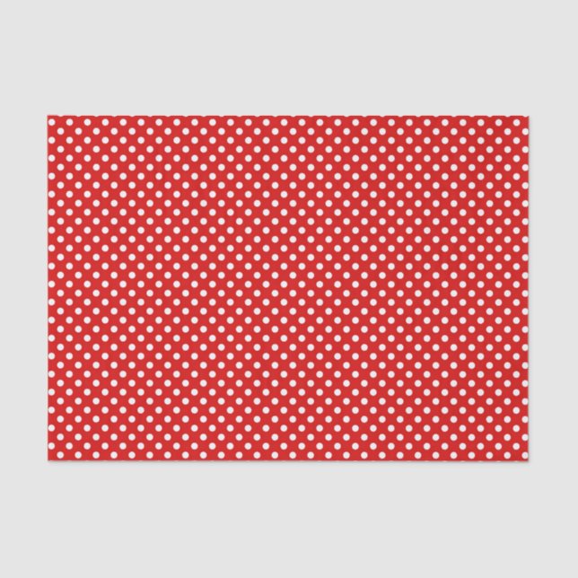 Polka dot background tissue paper (Front)
