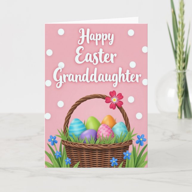 Polka Dot Basket Season Card (Front)