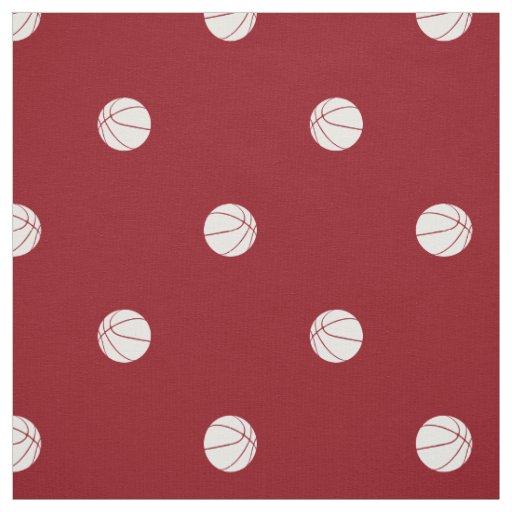 polka dot basketballs ANY background drop pattern Fabric