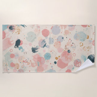 Polka Dot Beach Towel – Colourful Summer Design