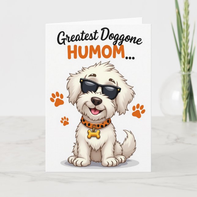 Polka Dot Best Humom Card (Front)