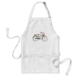 Polka Dot Bike Adult Apron