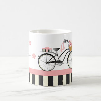 Polka Dot Bike Coffee Mug