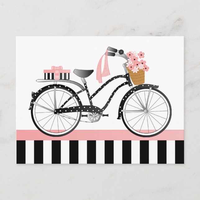 Polka Dot Bike-New Postcard (Front)