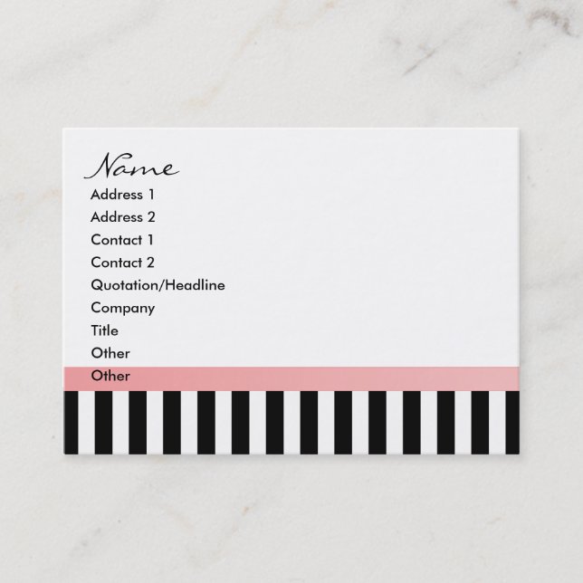 Polka Dot Bike-newstripe Business Card (Front)