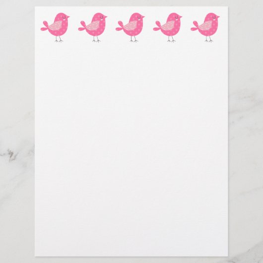 Polka Dot Birds and Flowers (Front)