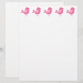 Polka Dot Birds and Flowers (Front/Back)