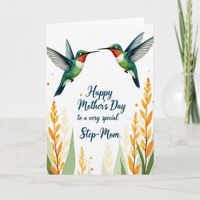 Polka Dot Birds Greeting Card (Front)