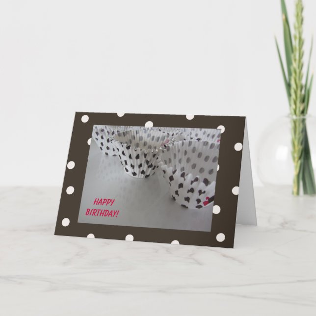 Polka Dot Birthday Card (Front)