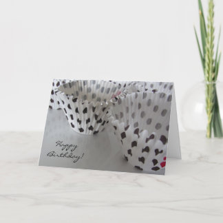 Polka Dot Birthday Wishes Card