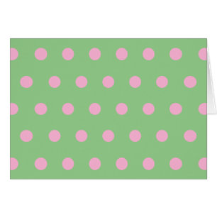 Polka Dot Blank Cards (Sage Green & Pastel Pink)