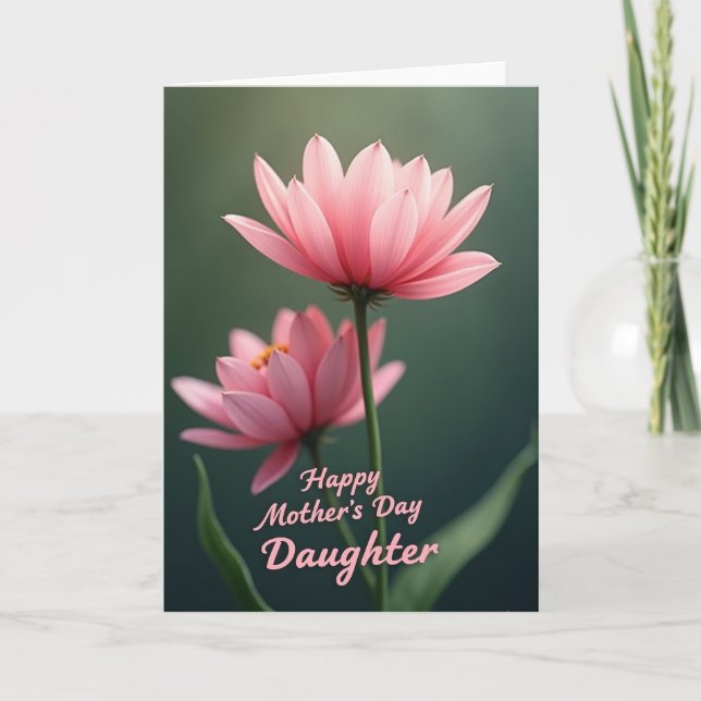 Polka Dot Blossom Happy Mothers Day Card (Front)