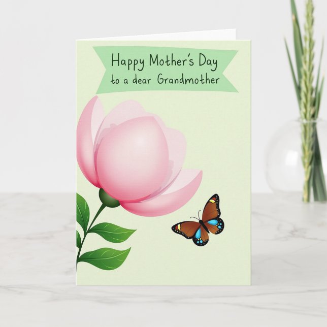 Polka Dot Blossom Remembrance Card (Front)
