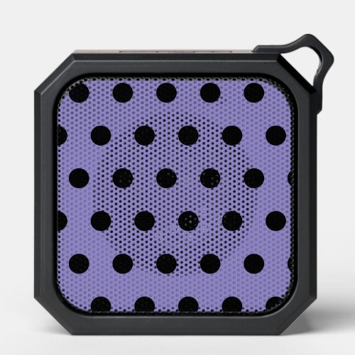 Polka Dot Bluetooth Speaker Lavender  Black