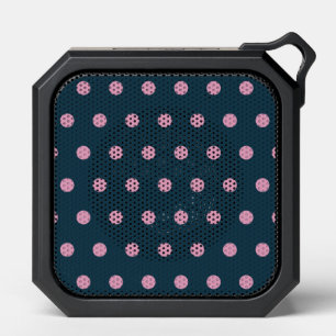 Polka Dot Bluetooth Speaker (Midnight Blue & Pink)