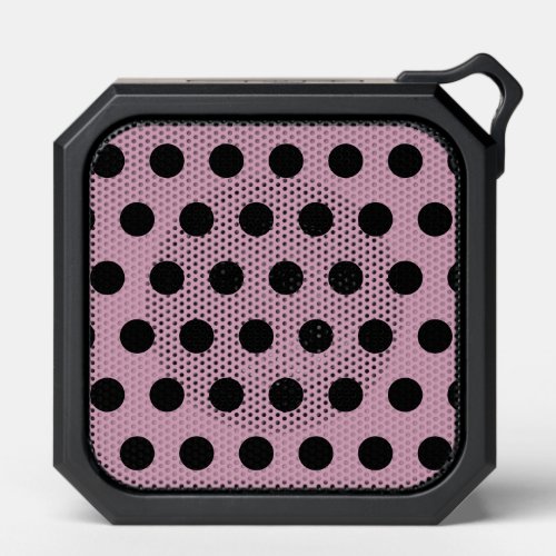 Polka Dot Bluetooth Speaker Pink  Black