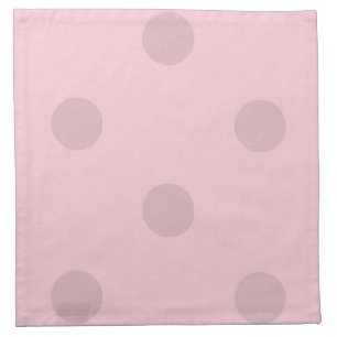 Polka Dot Blush Pink Notepad Cloth Napkin