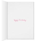 Polka dot boho cute girly arty creative birthday (Inside (Right))