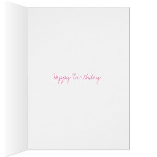Polka dot boho cute girly arty creative birthday (Inside (Right))