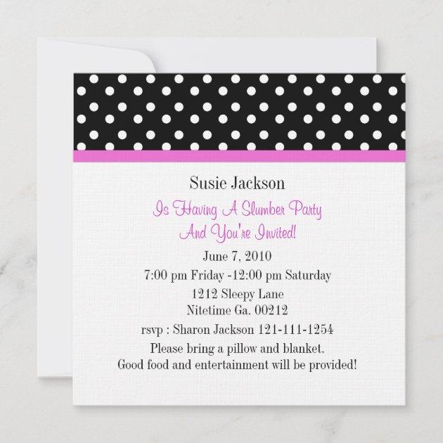 Polka Dot Butterfly Party Invitations | Zazzle