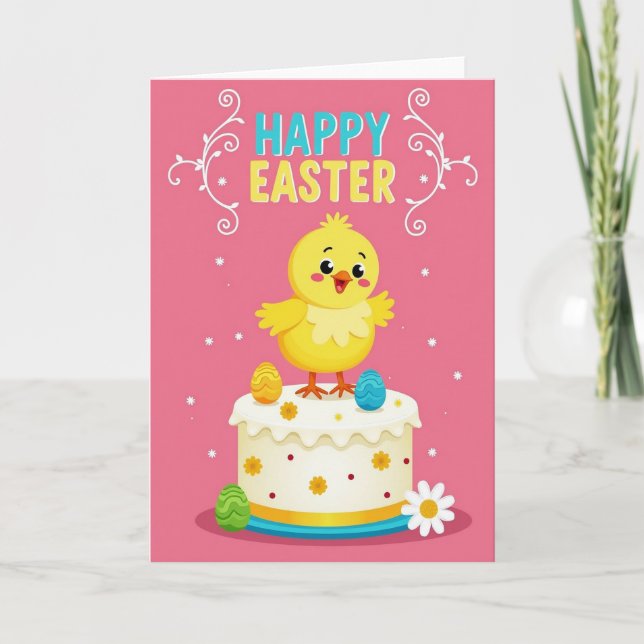 Polka Dot Cake Friend Card (Front)