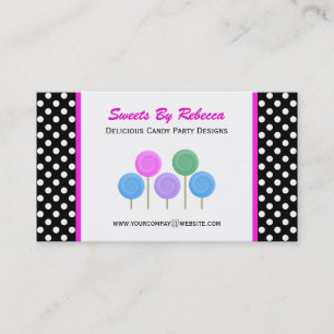 Polka-dot & Candy Business Card
