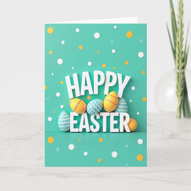 Polka Dot Celebration Card (Front)