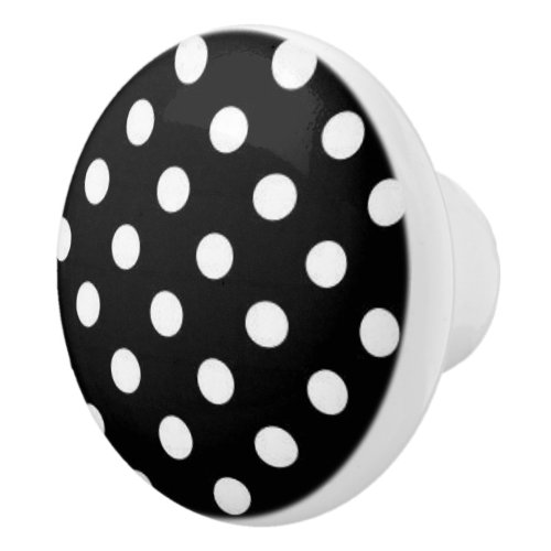 Polka Dot Ceramic Door knob