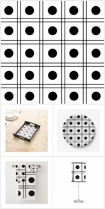 Polka Dot Check Pattern