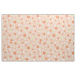 Polka Dot Circles Peach Fabric