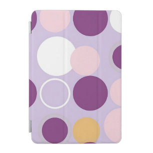 Polka Dot Circles Retro Modern Pattern iPad Mini Cover