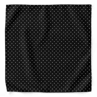 Polka Dot Classic Pattern Polkadot Monochrome Bandana