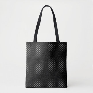 Polka Dot Classic Pattern Polkadot Monochrome Tote Bag