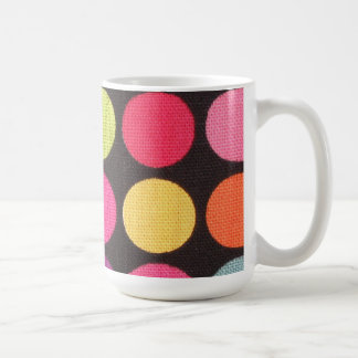Polka dot coffee mug