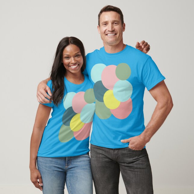 Polka Dot Colors of Bermuda  T-Shirt (Unisex)