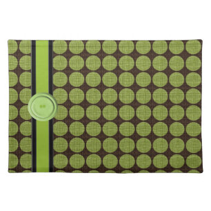 Polka Dot Contemporary  Placemats