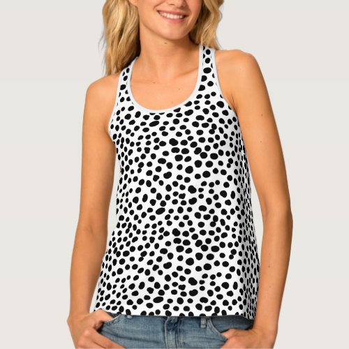 Polka dot dalmatian 101 tank top