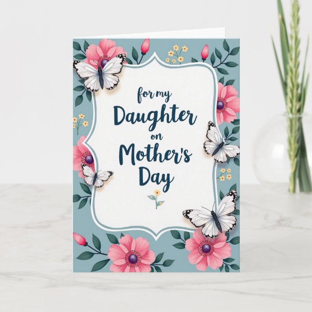 Polka Dot Daughters Mothers Day Card (Front)