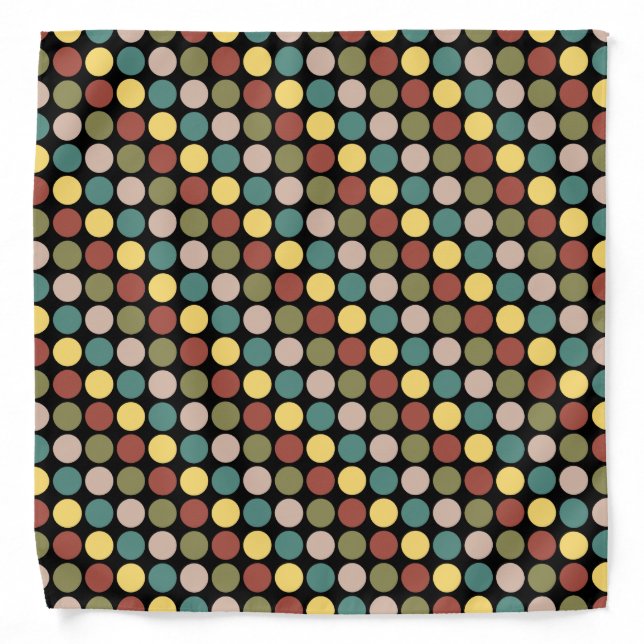 Polka Dot Design Bandana (Front)
