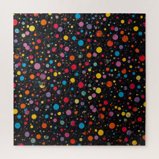 Polka Dot Design  Jigsaw Puzzle (Vertical)