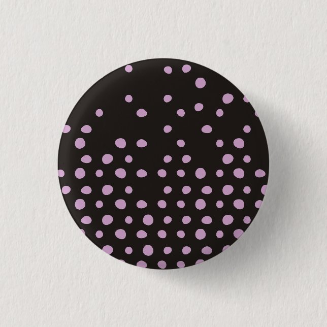 Polka Dot Destruction Pinback Button (Front)