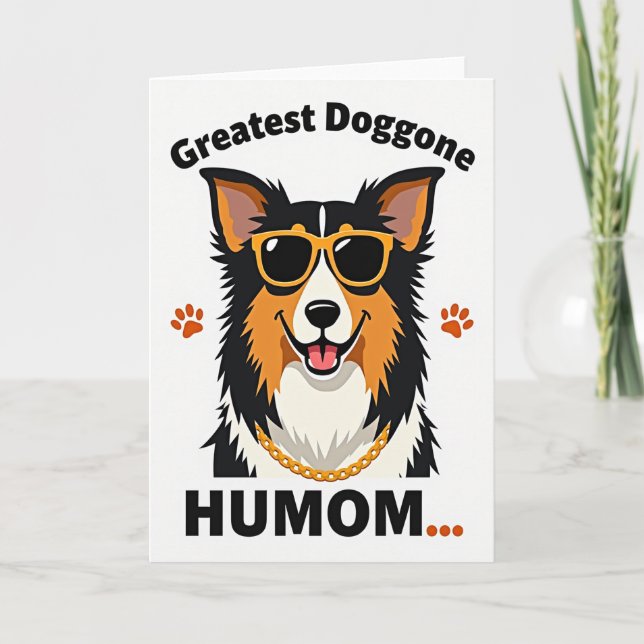 Polka Dot Dog Best Friend Card (Front)