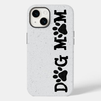 Polka Dot DOG MOM Pawprints Case-Mate iPhone 14 Case