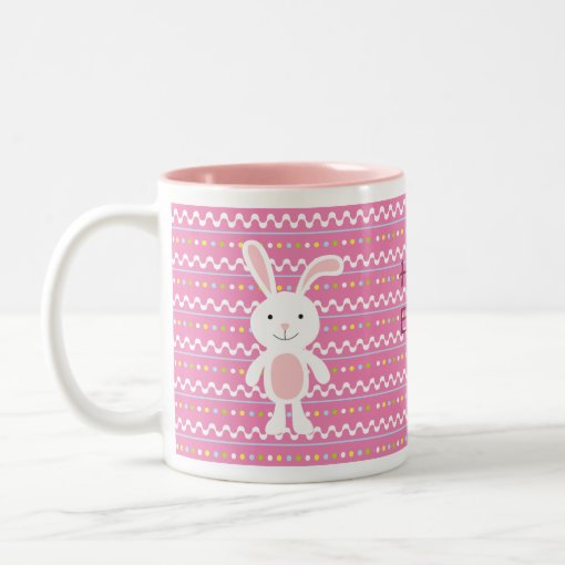 Polka Dot Easter Bunny Mug Zazzle