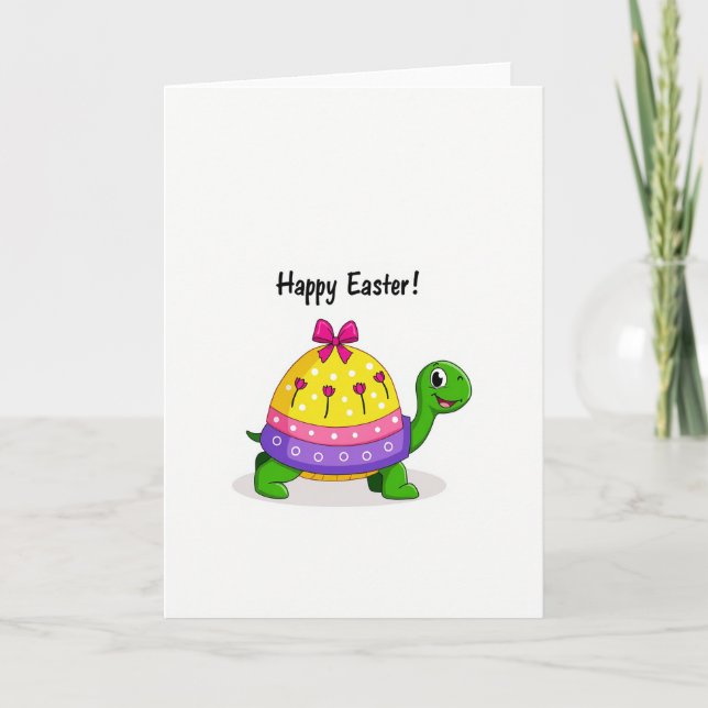 Polka Dot Easter Reptile Card (Front)